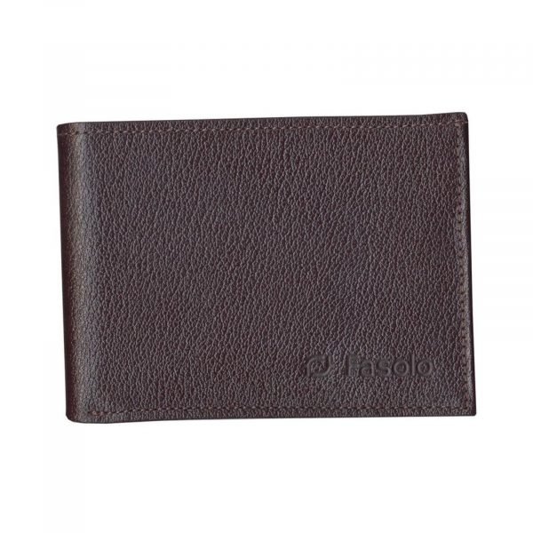 Carteira de  Couro Fasolo Marron modelo H045 143 101