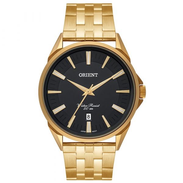 RELÓGIO ORIENT ETERNAL MASCULINO ANALÓGICO MGSS1190 DOURADO